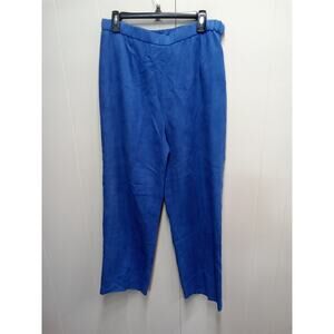 Drapers and Damons Womens Sweatpants Polyester Elastic Waist Blue Size PXL
